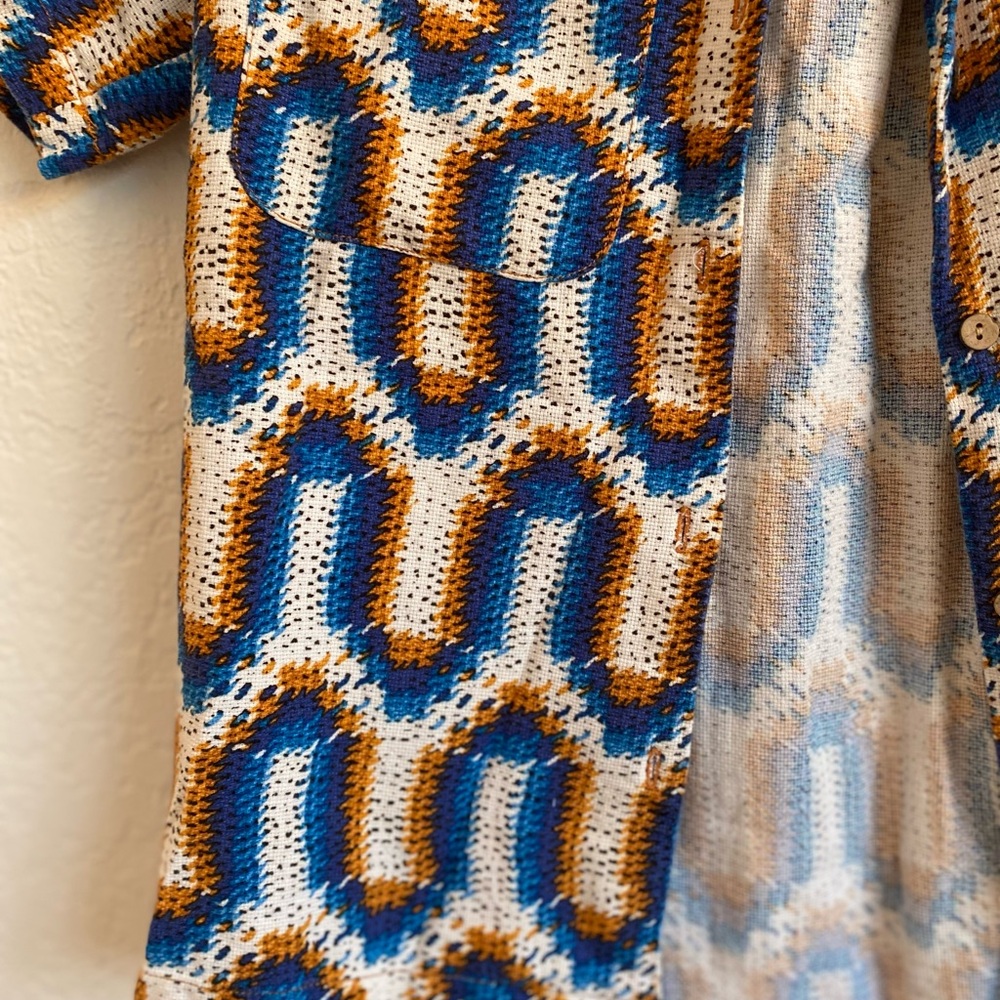 Bdg Multicolor Geometric Button Down Shirt - image 3